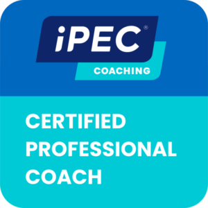 Badge showcasing iPEC Coaching recognizing a Certified Professional Coach